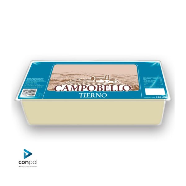 Distribuidores Alimentacion • Conpol • Queso de barra mezcla Campobello